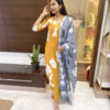 COTTON 3 PIECE SUIT SET