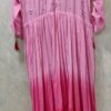 PINK DUAL SHADE MULCOTTON LONG FROCK