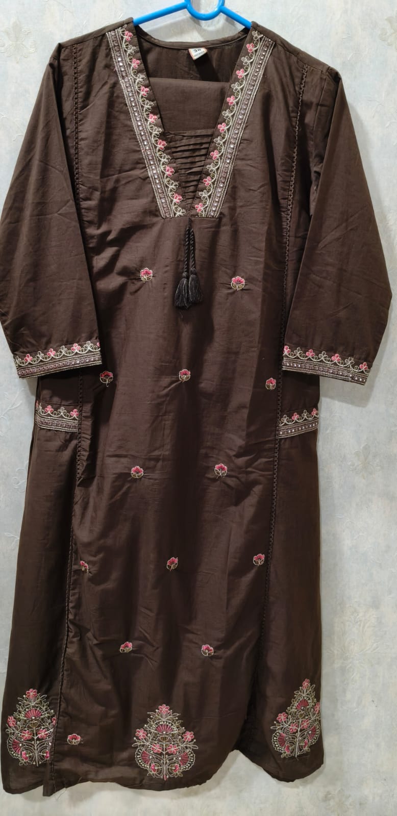 BROWN MULCOTTON 3 PIECE SUIT