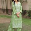 PISTA GREEN RAYON CORDSET