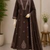 BROWN MULCOTTON 3 PIECE SUIT