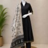 BLACK COLOUR 3 PIECE SUIT