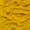 YELLOW COLOUR MULCOTTON SAREE