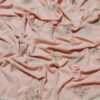 PEACH COLOUR MUL COTTON SAREE