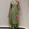 GREEN COLOUR MULCOTTON  3PIECE SUIT