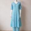 BLUE COLOUR MULCHANDERI 2 PIECE