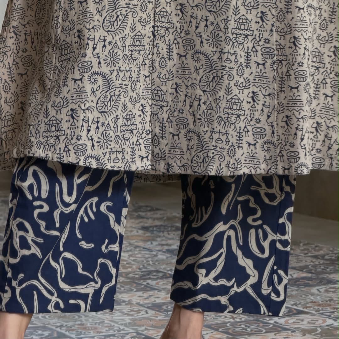MULCOTTON 2 PIECE KURTA SET - Image 2
